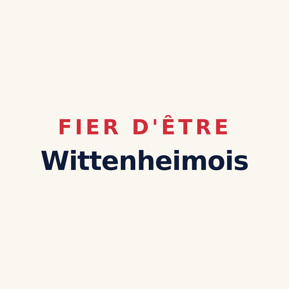 Tasse « Fier d'être Wittenheimois » — design pour Wittenheim