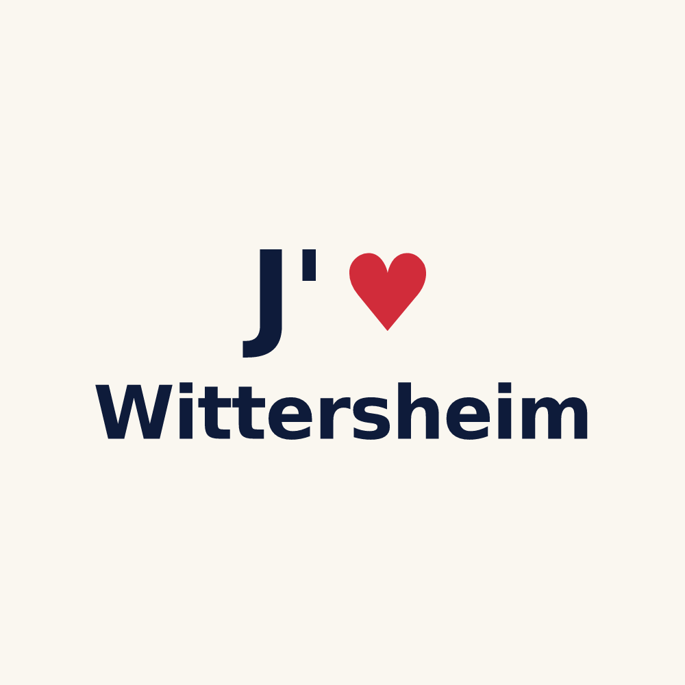 Tasse personnalisée Wittersheim — design J'aime Wittersheim