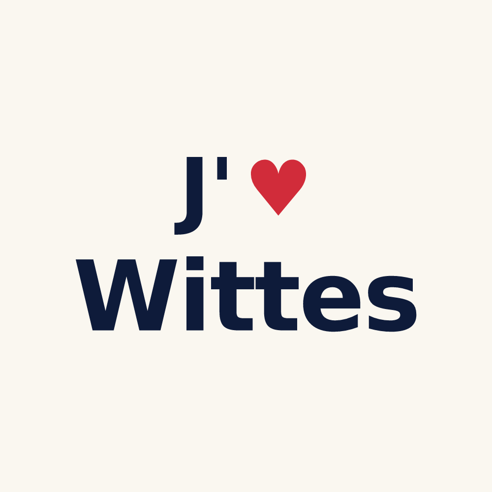 Tasse personnalisée Wittes — design J'aime Wittes