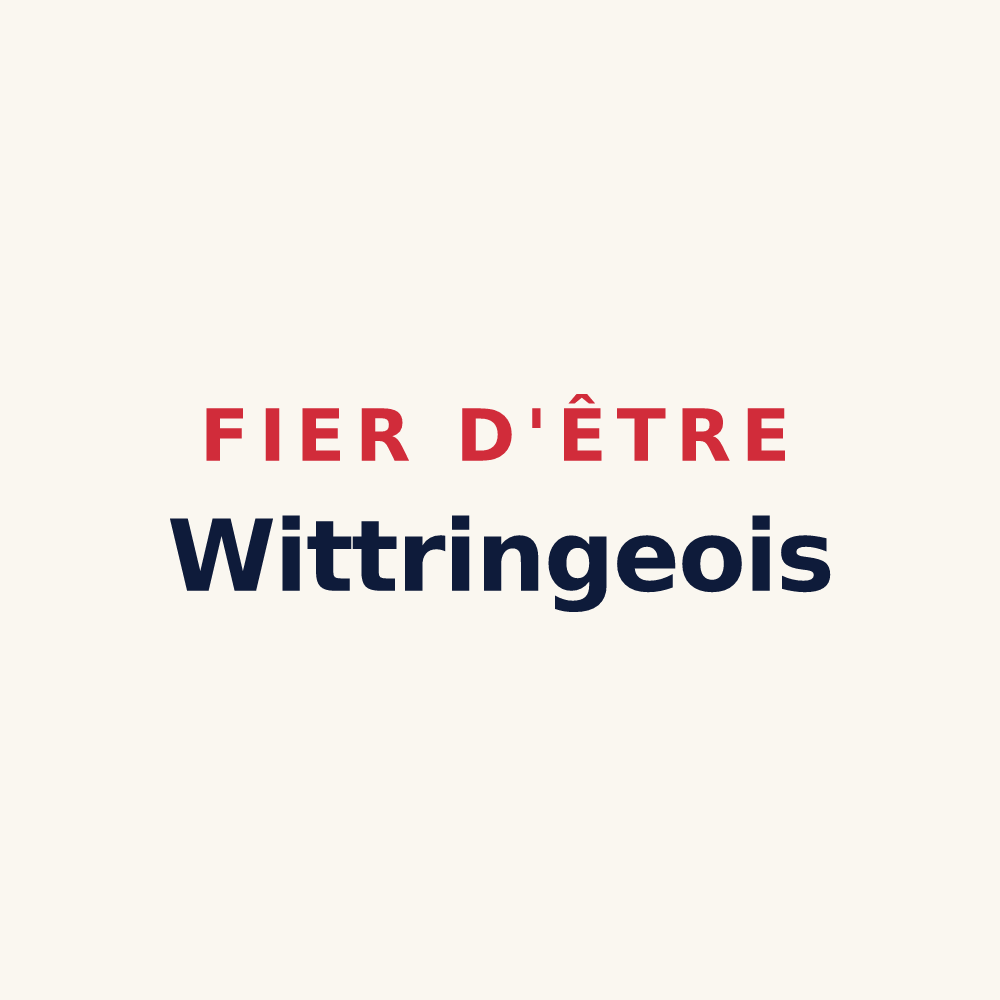 Tasse « Fier d'être Wittringeois » — design pour Wittring