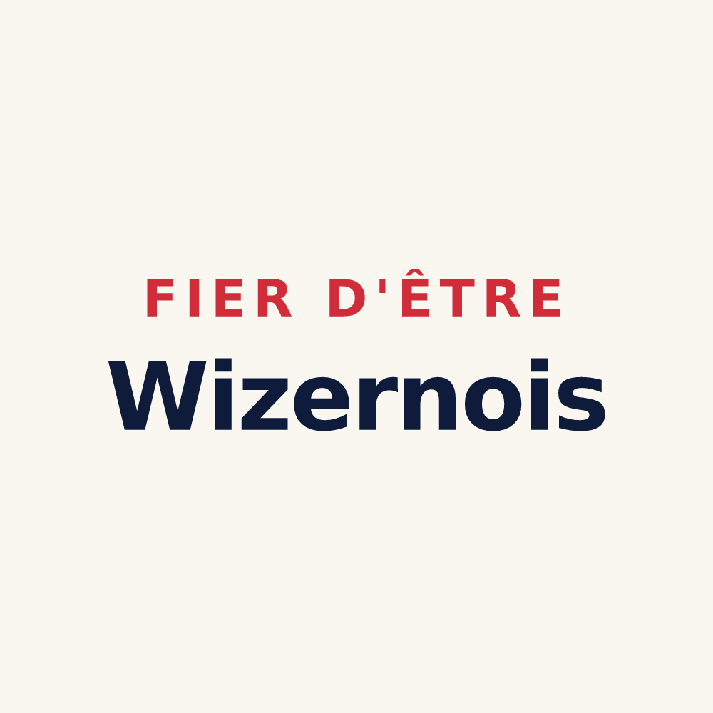 Tasse « Fier d'être Wizernois » — design pour Wizernes