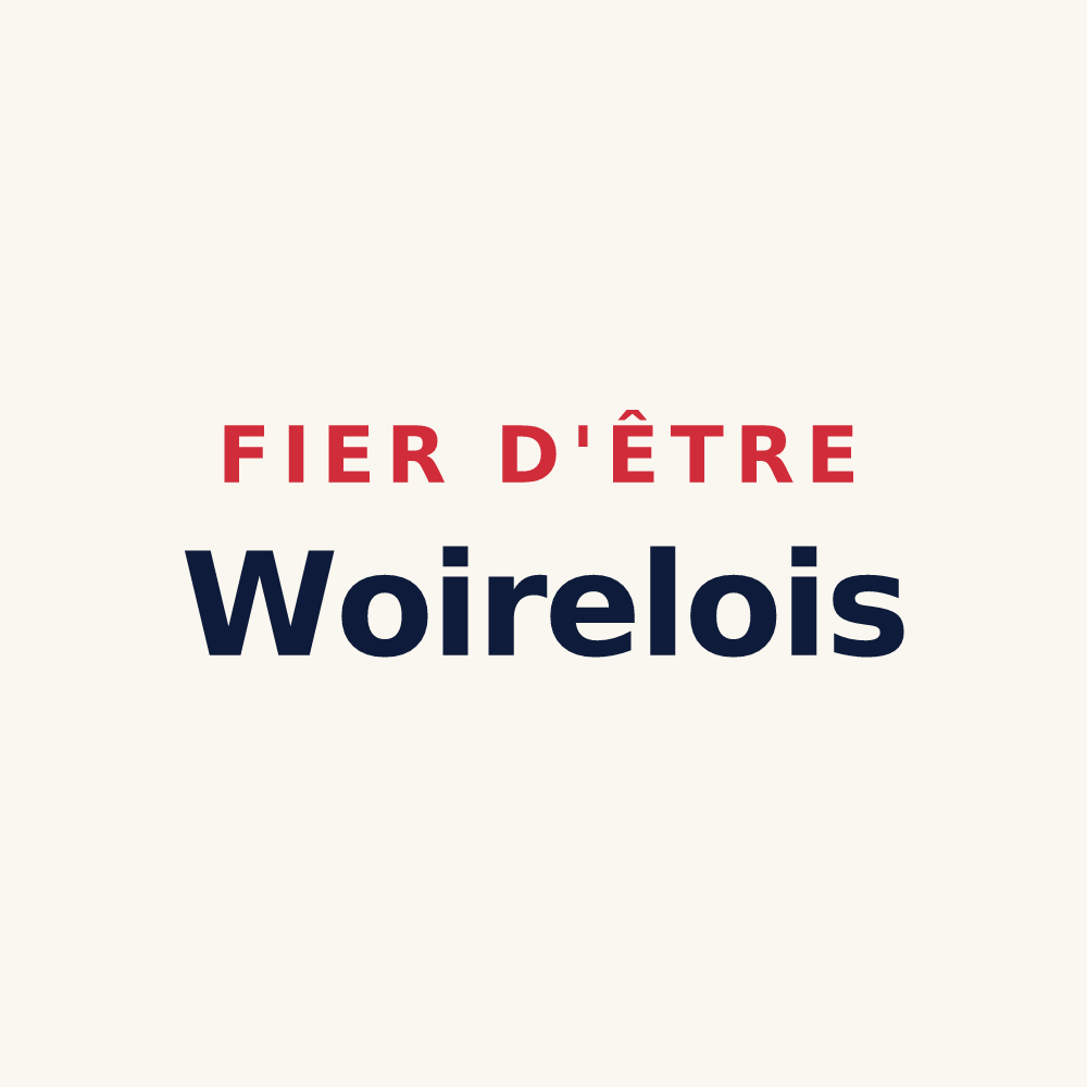 Tasse « Fier d'être Woirelois » — design pour Woirel