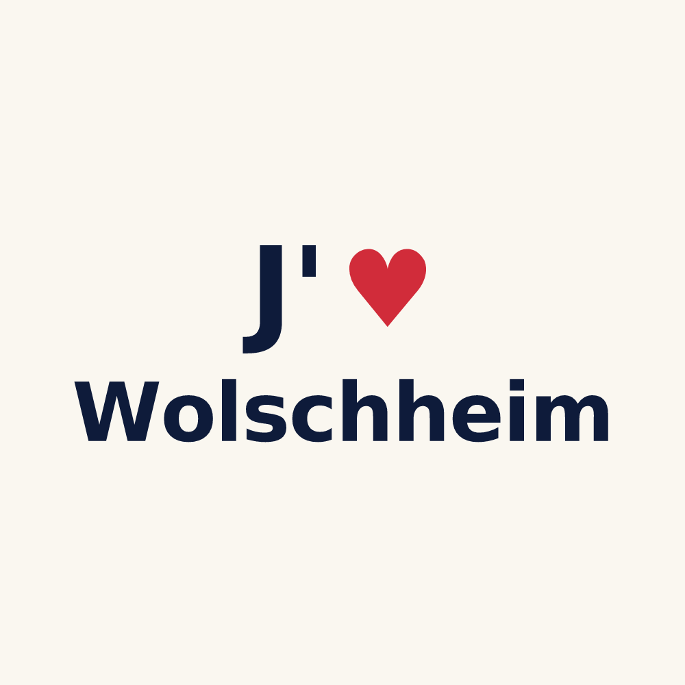 Tasse personnalisée Wolschheim — design J'aime Wolschheim