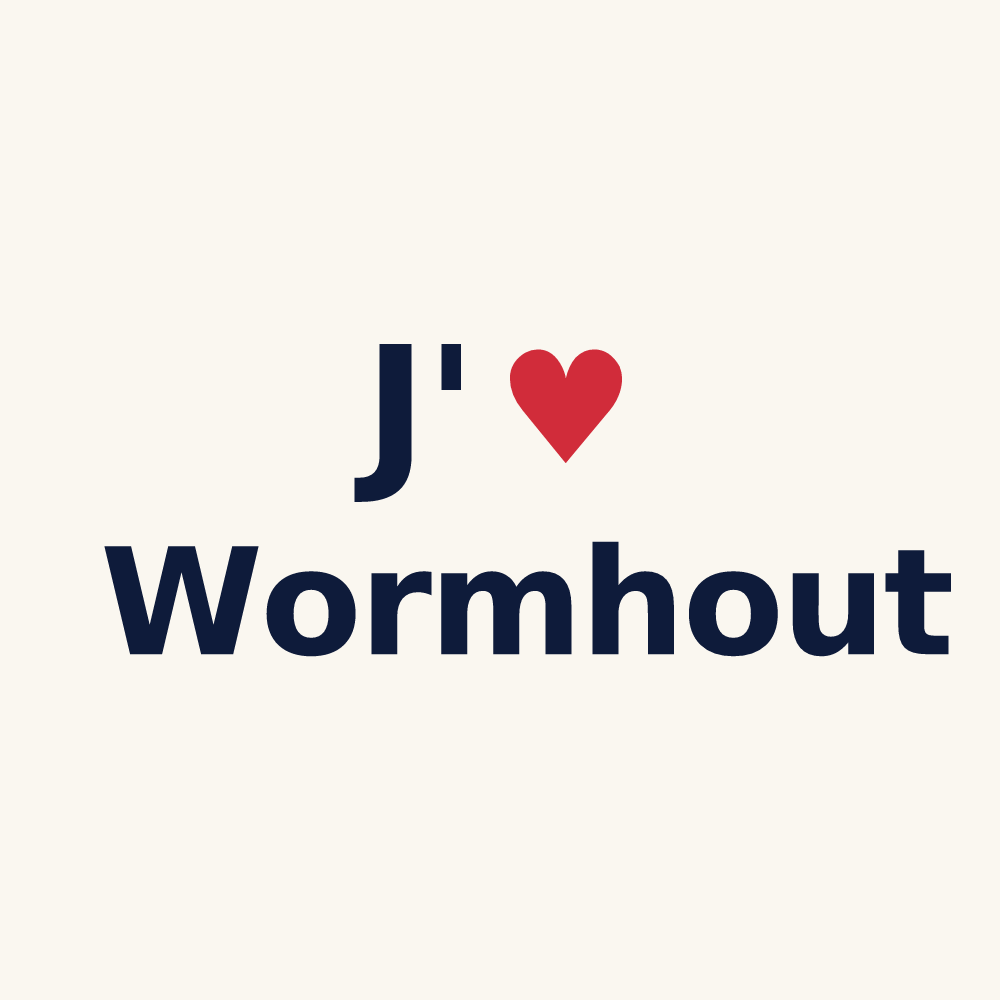 Tasse personnalisée Wormhout — design J'aime Wormhout