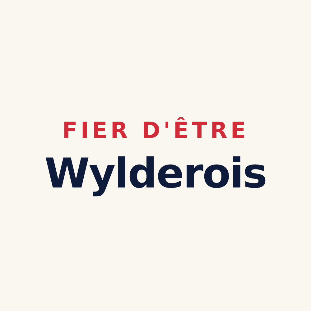 Tasse « Fier d'être Wylderois » — design pour Wylder