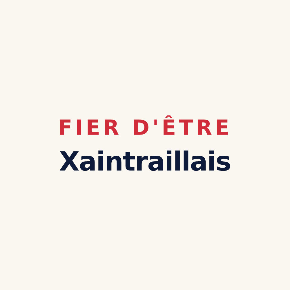 Tasse « Fier d'être Xaintraillais » — design pour Xaintrailles