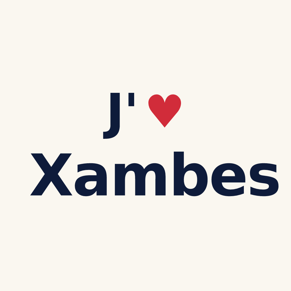 Tasse personnalisée Xambes — design J'aime Xambes
