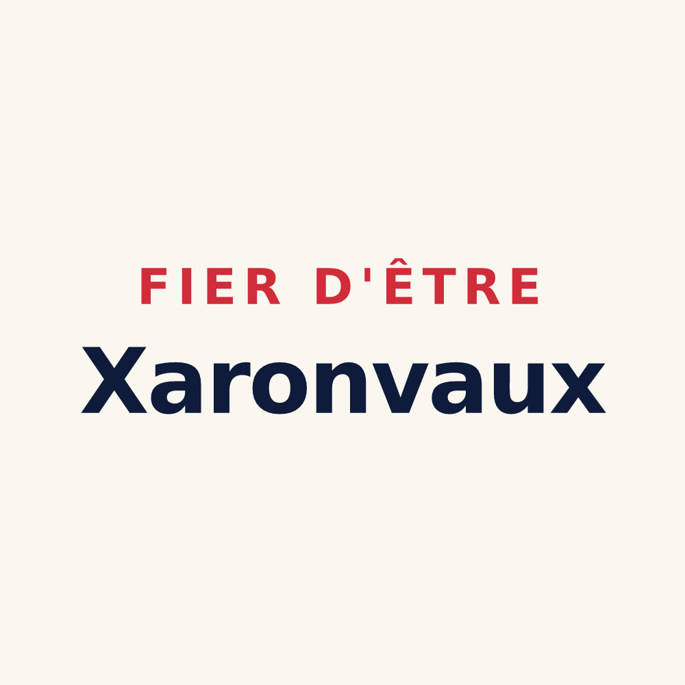 Tasse « Fier d'être Xaronvaux » — design pour Xaronval