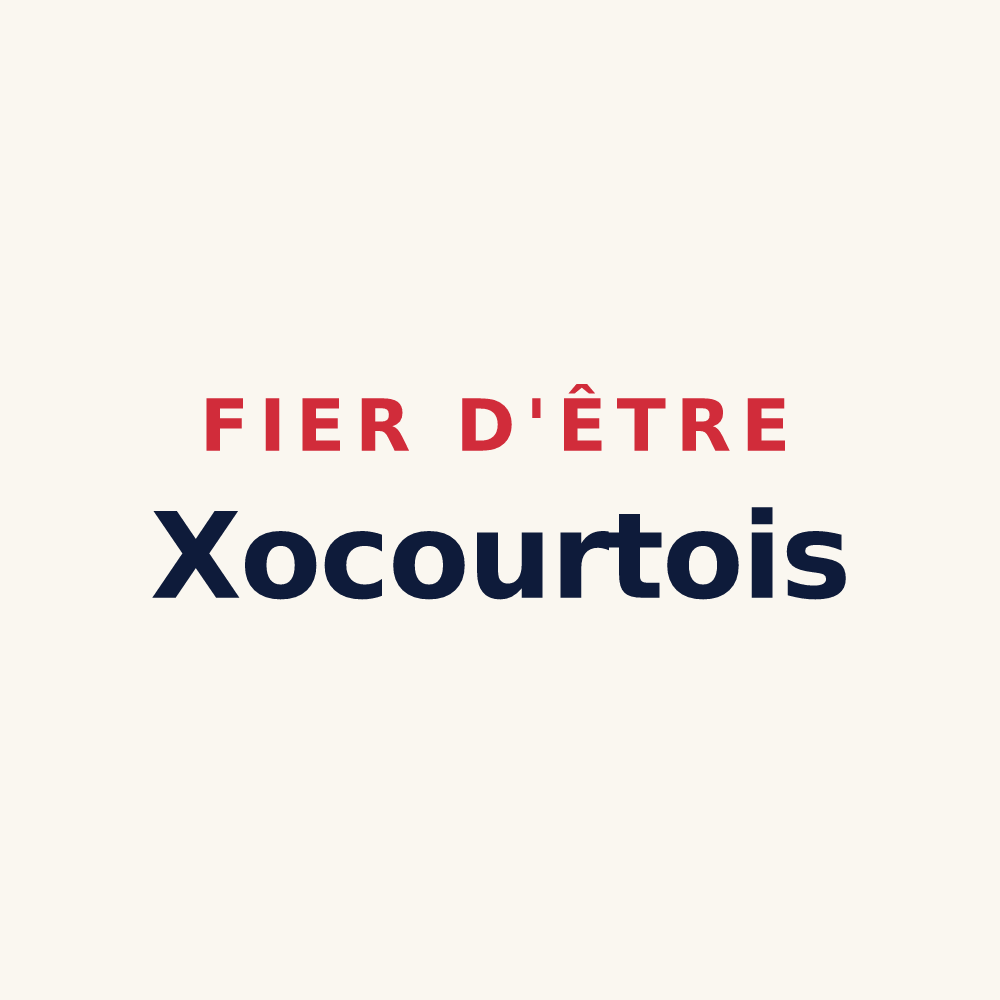 Tasse « Fier d'être Xocourtois » — design pour Xocourt