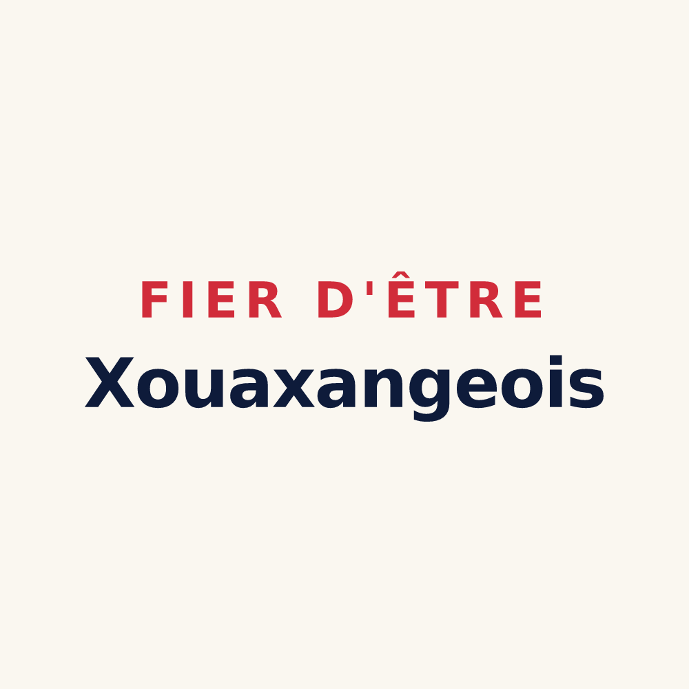 Tasse « Fier d'être Xouaxangeois » — design pour Xouaxange