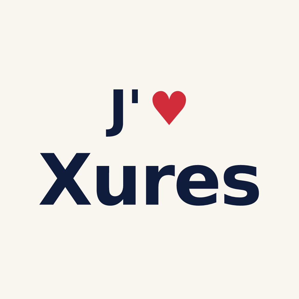 Tasse personnalisée Xures — design J'aime Xures