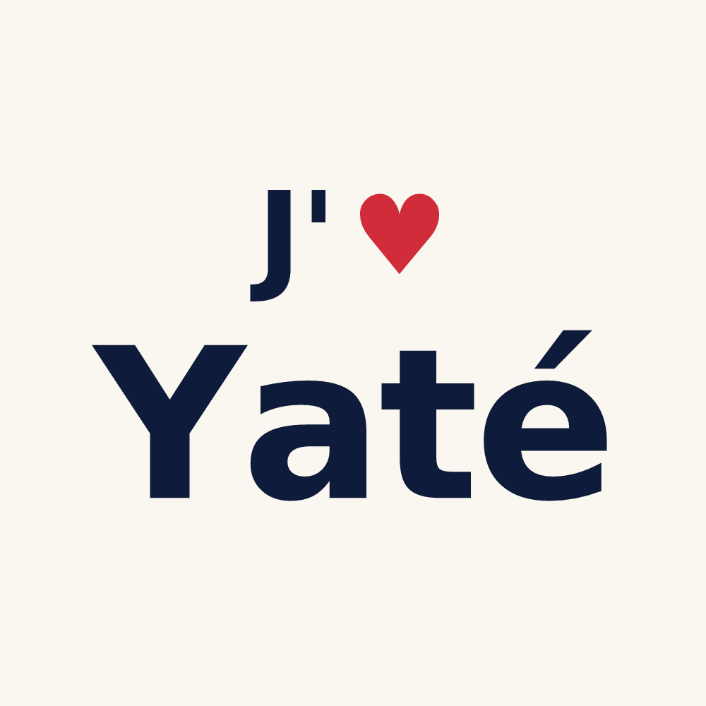 Tasse personnalisée Yaté — design J'aime Yaté