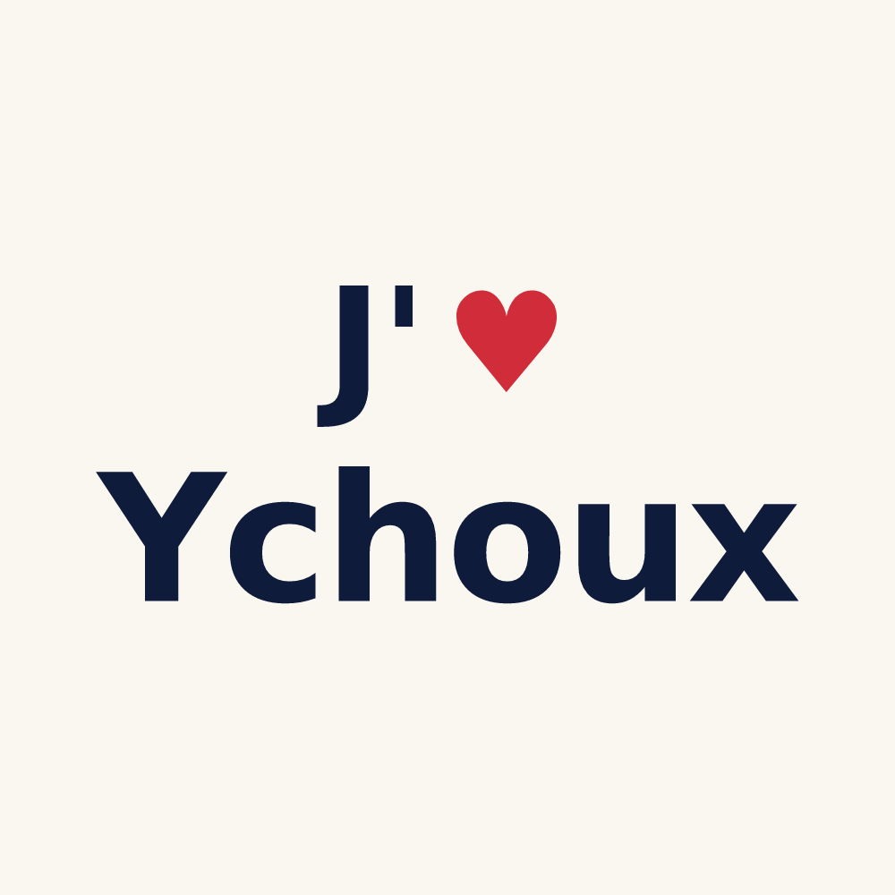 Tasse personnalisée Ychoux — design J'aime Ychoux