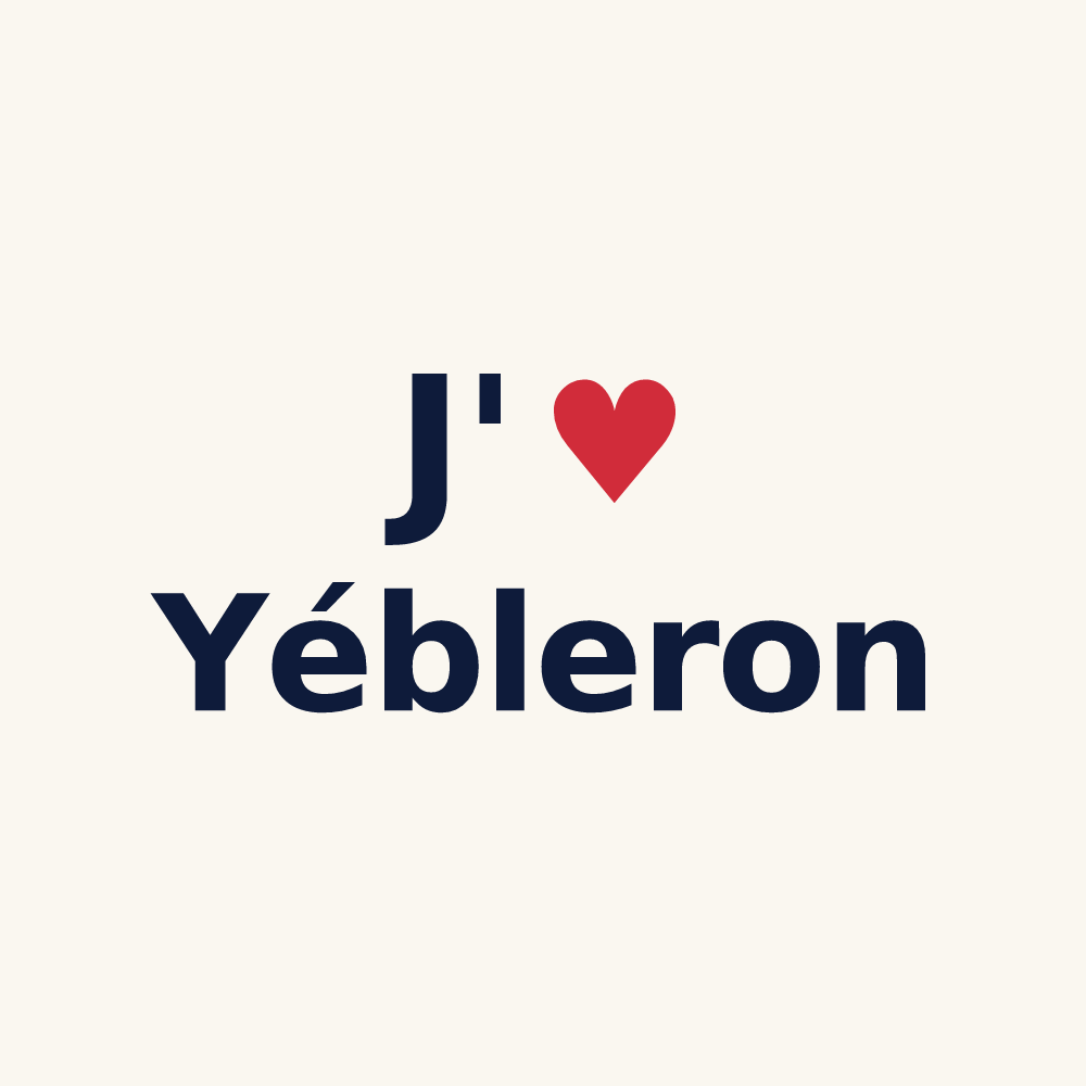 Tasse personnalisée Yébleron — design J'aime Yébleron