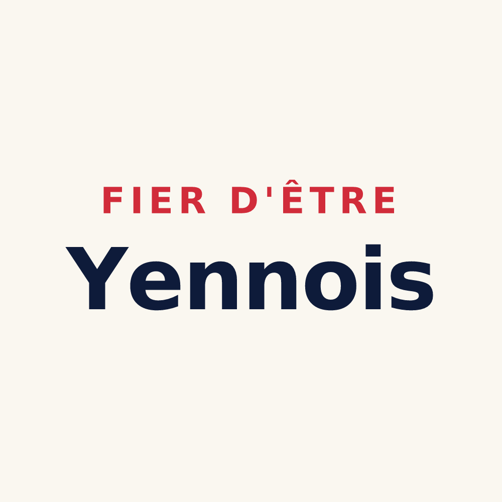 Tasse « Fier d'être Yennois » — design pour Yenne