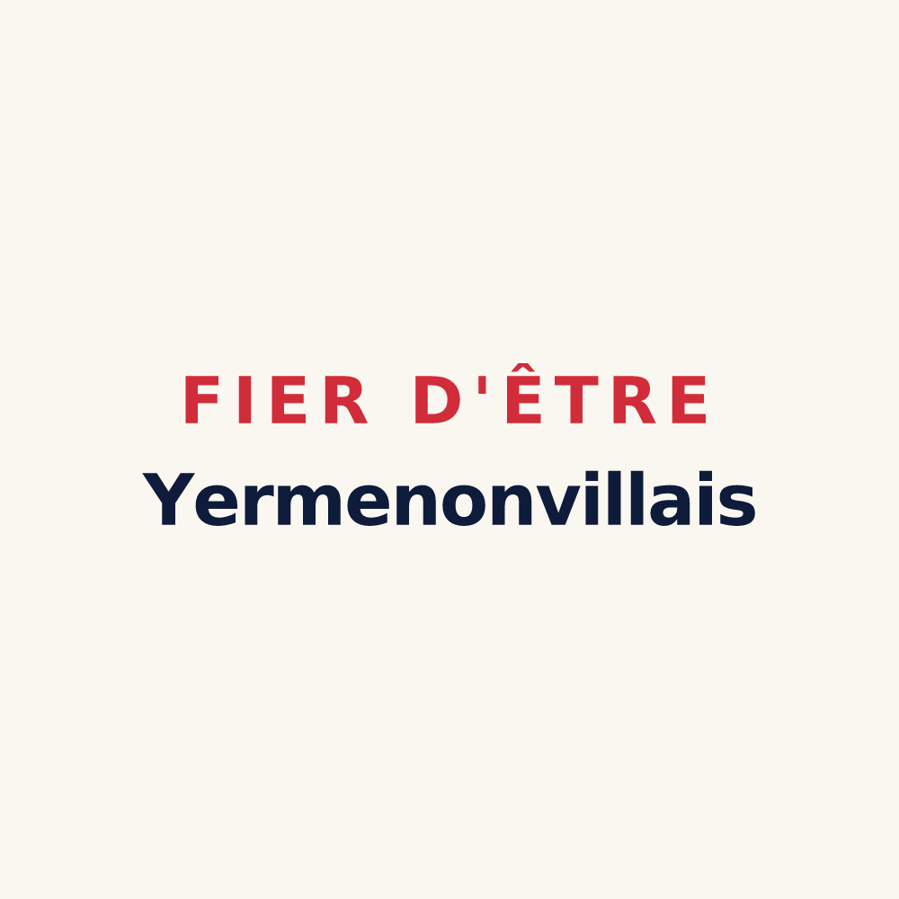 Tasse « Fier d'être Yermenonvillais » — design pour Yermenonville