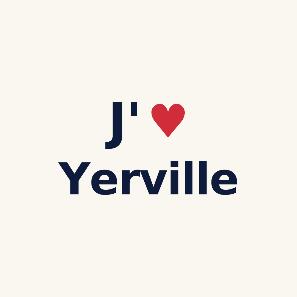 Tasse personnalisée Yerville — design J'aime Yerville
