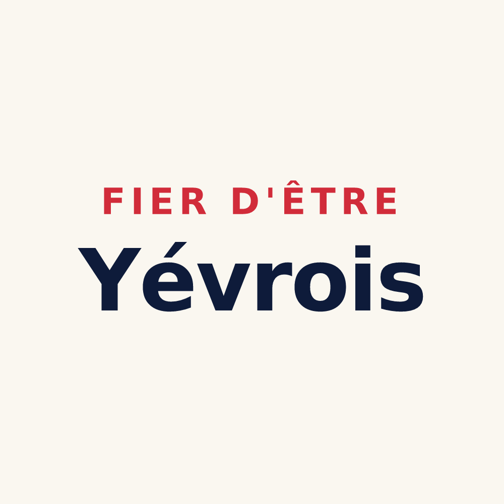 Tasse « Fier d'être Yévrois » — design pour Yèvres-le-Petit