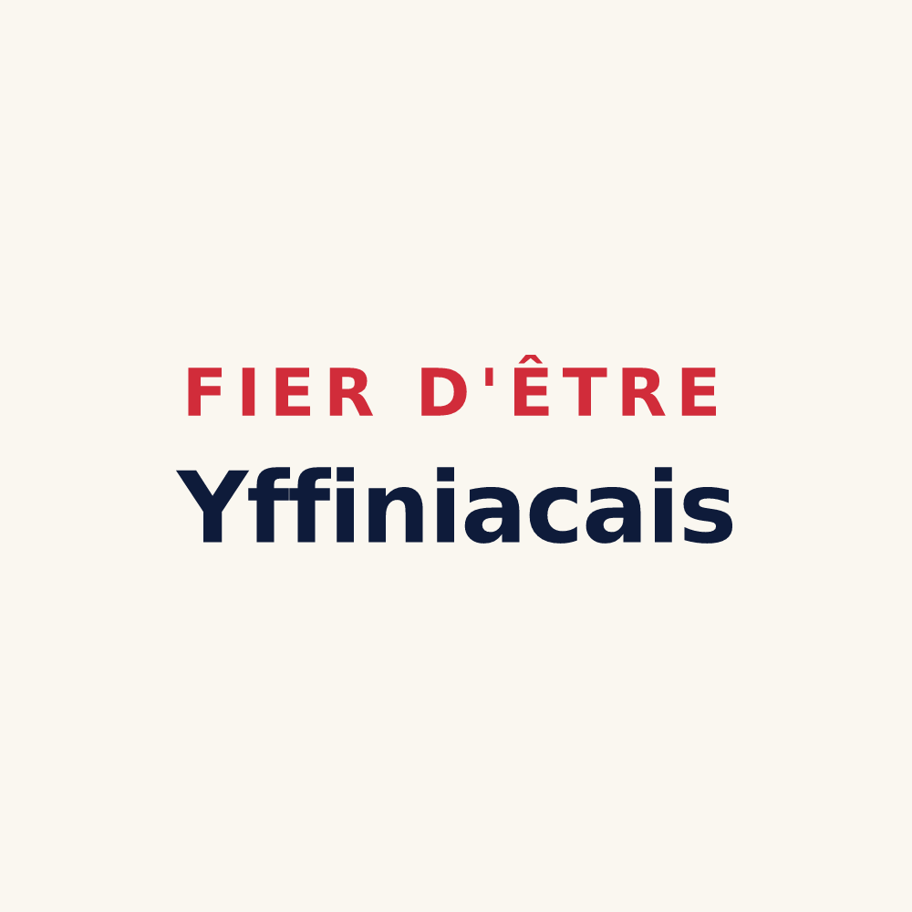 Tasse « Fier d'être Yffiniacais » — design pour Yffiniac