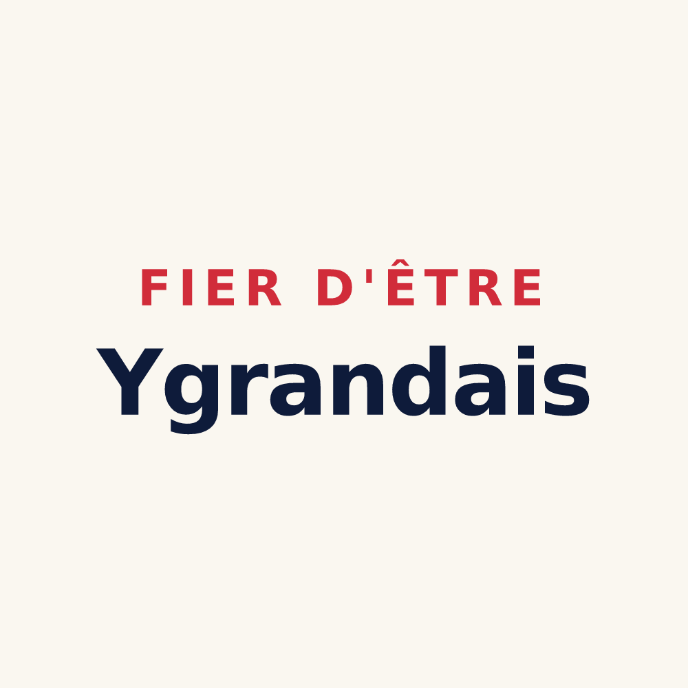 Tasse « Fier d'être Ygrandais » — design pour Ygrande