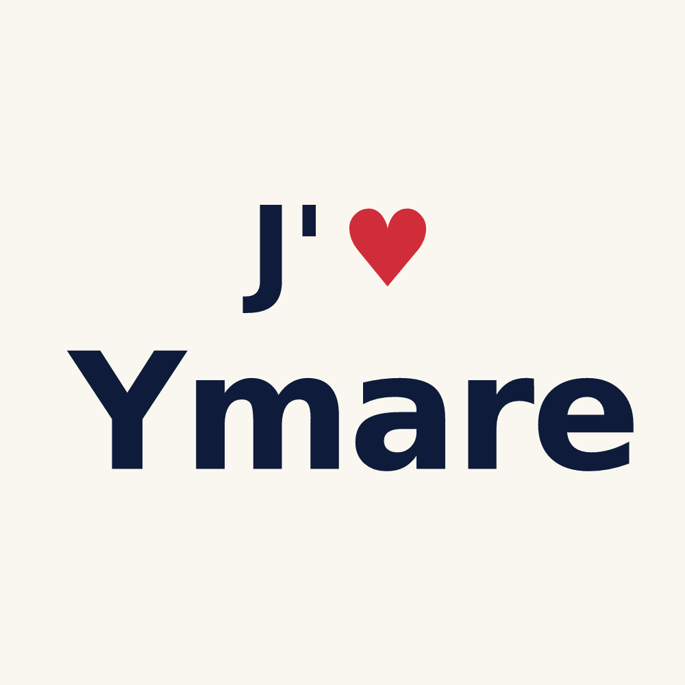 Tasse personnalisée Ymare — design J'aime Ymare