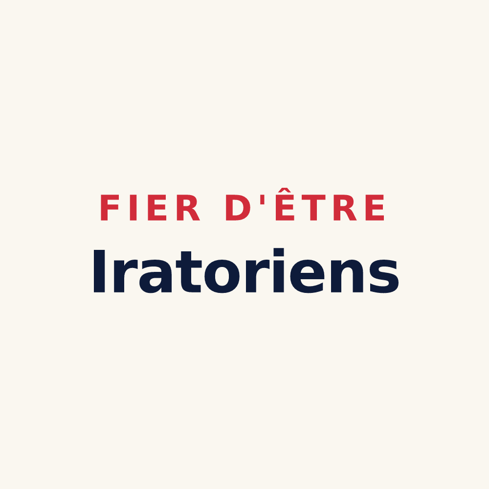 Tasse « Fier d'être Iratoriens » — design pour Yrouerre