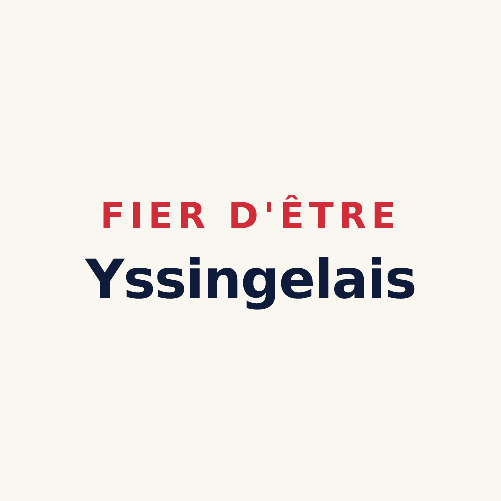 Tasse « Fier d'être Yssingelais » — design pour Yssingeaux