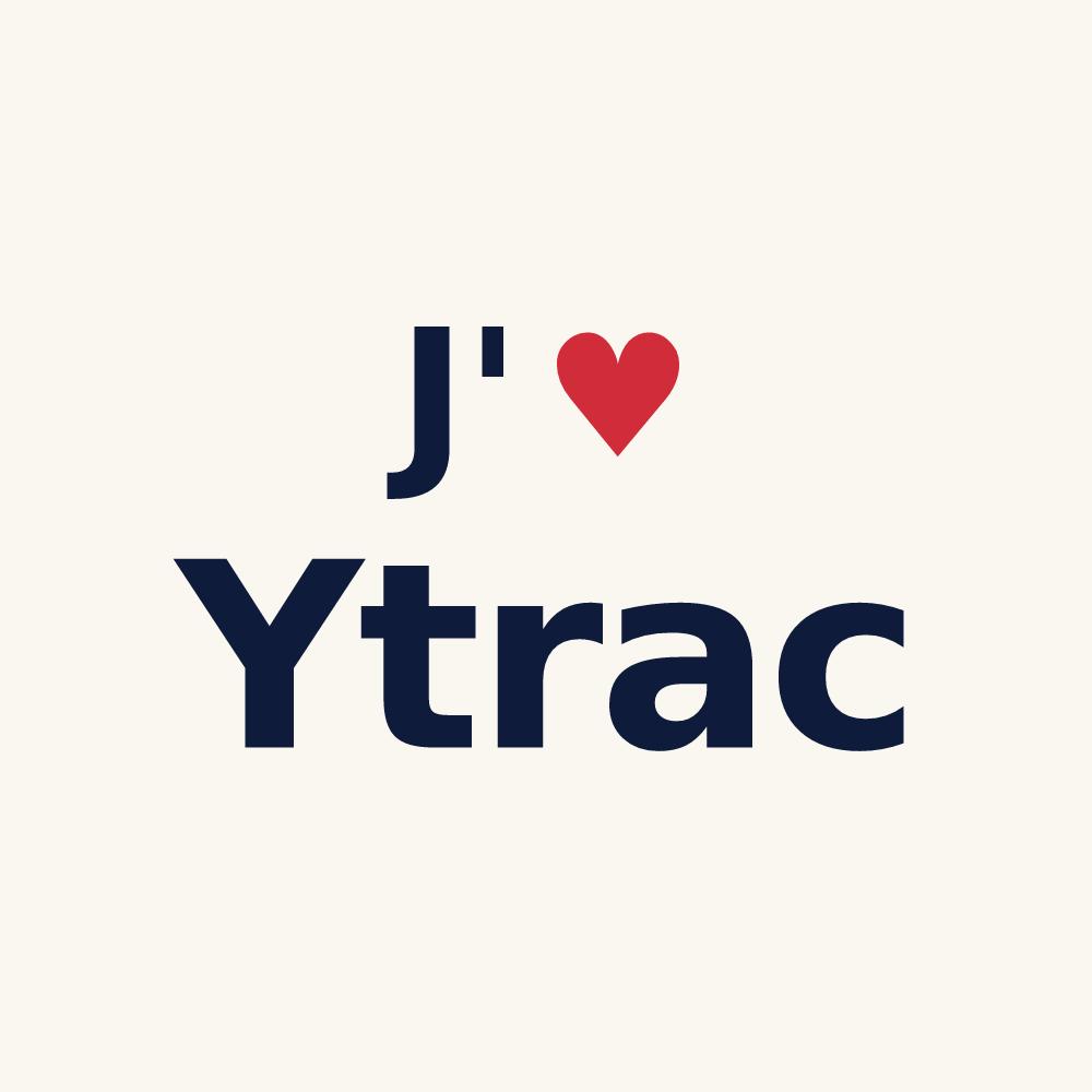 Tasse personnalisée Ytrac — design J'aime Ytrac