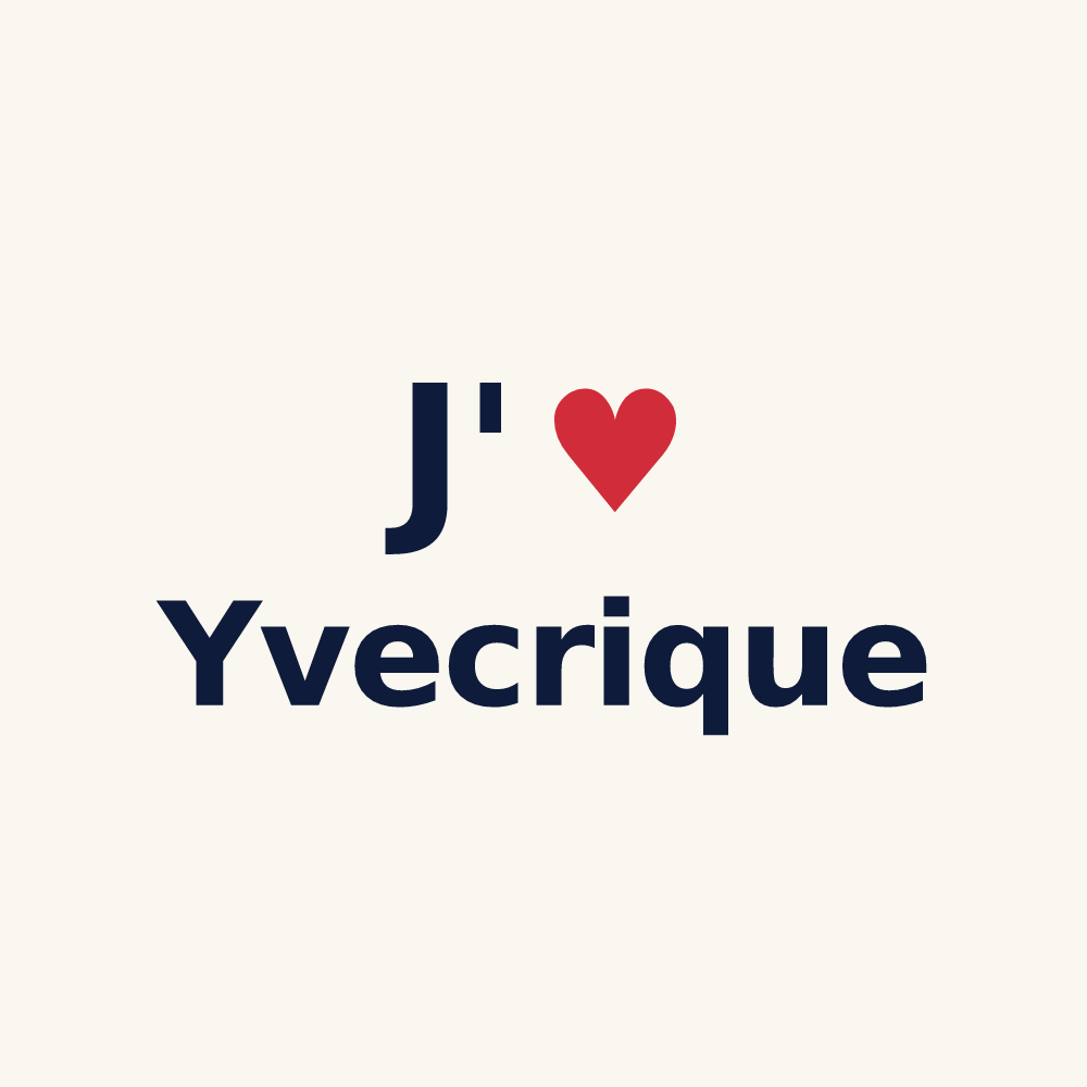 Tasse personnalisée Yvecrique — design J'aime Yvecrique