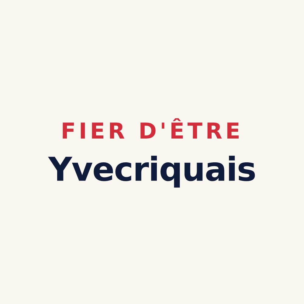 Tasse « Fier d'être Yvecriquais » — design pour Yvecrique