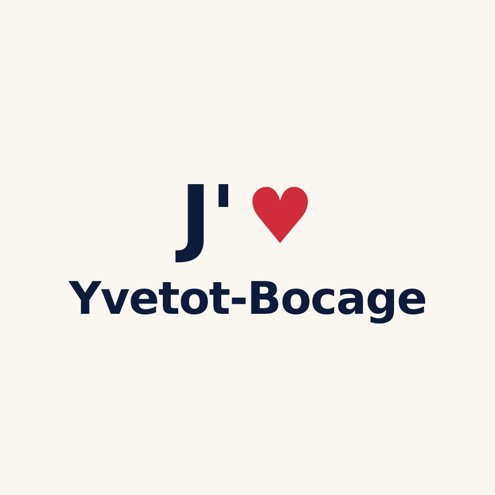 Tasse personnalisée Yvetot-Bocage — design J'aime Yvetot-Bocage