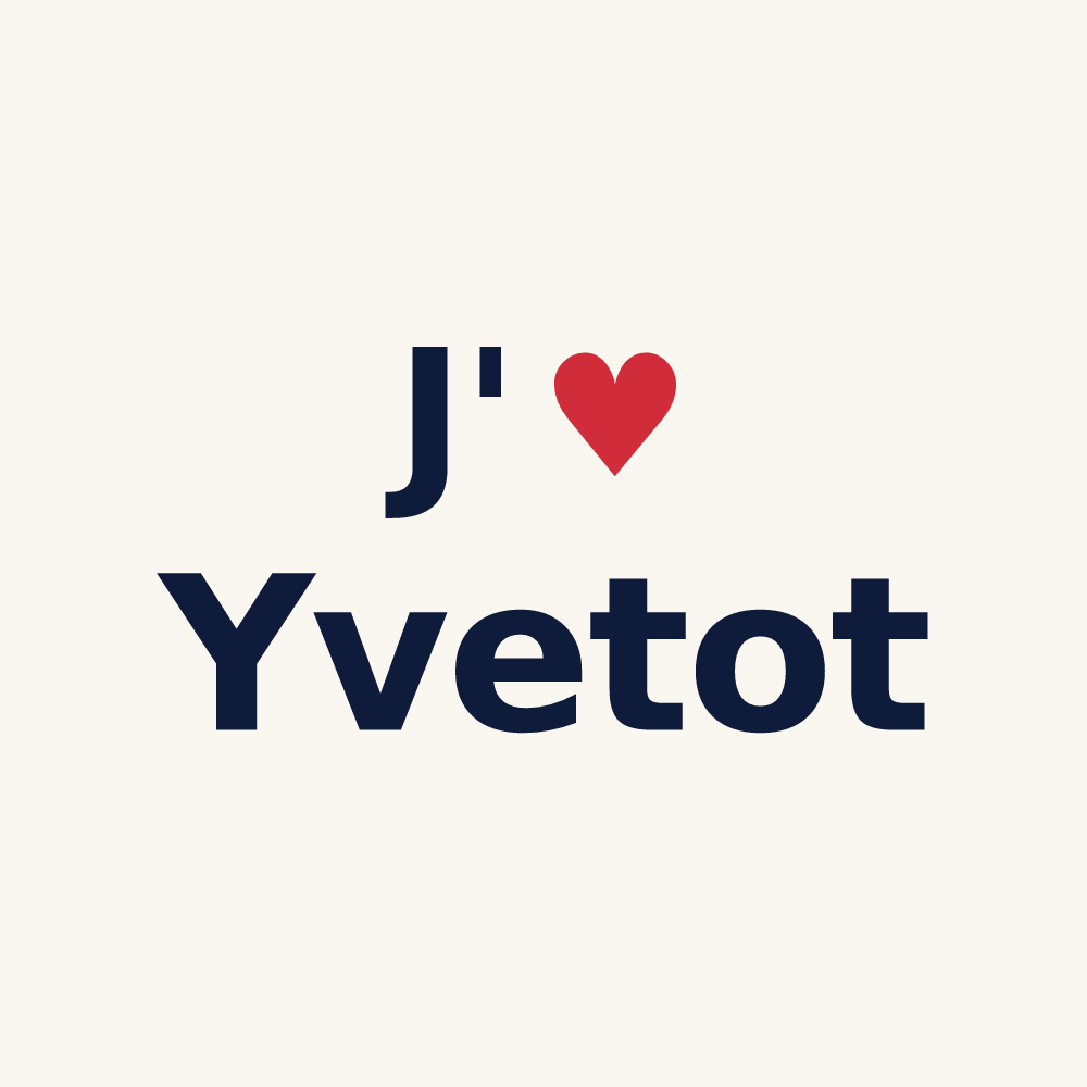 Tasse personnalisée Yvetot — design J'aime Yvetot