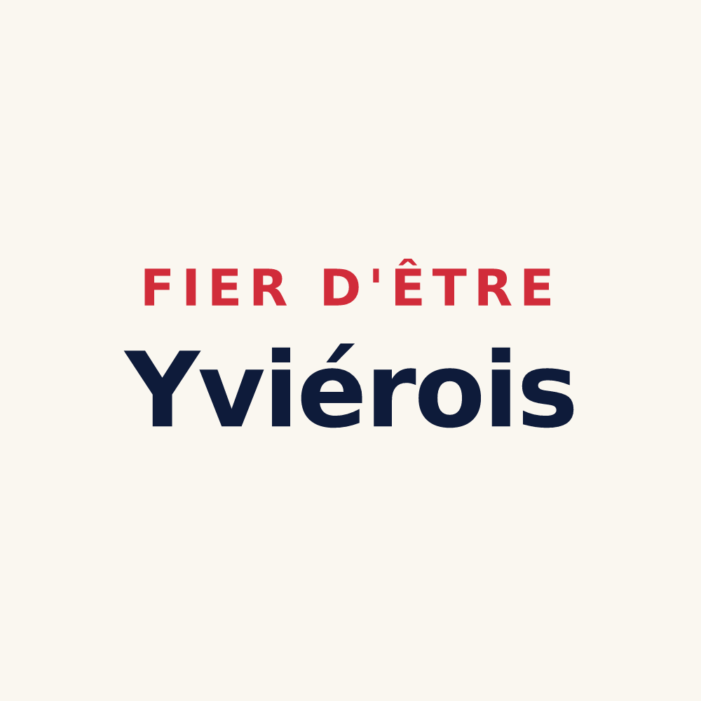 Tasse « Fier d'être Yviérois » — design pour Yviers