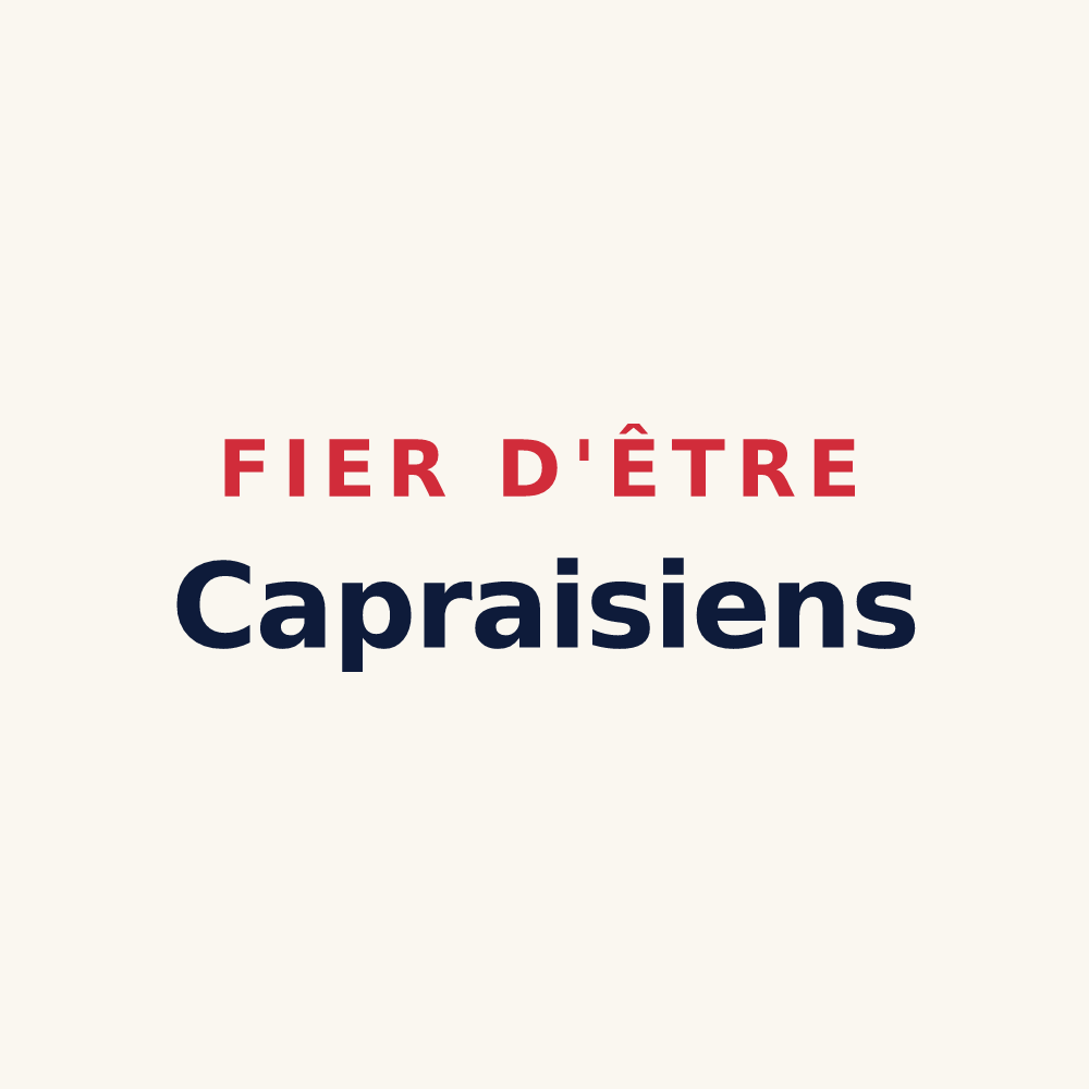 Tasse « Fier d'être Capraisiens » — design pour Yvoy-le-Marron