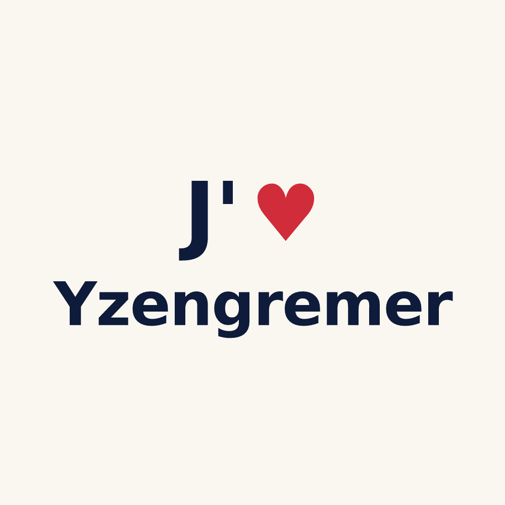 Tasse personnalisée Yzengremer — design J'aime Yzengremer