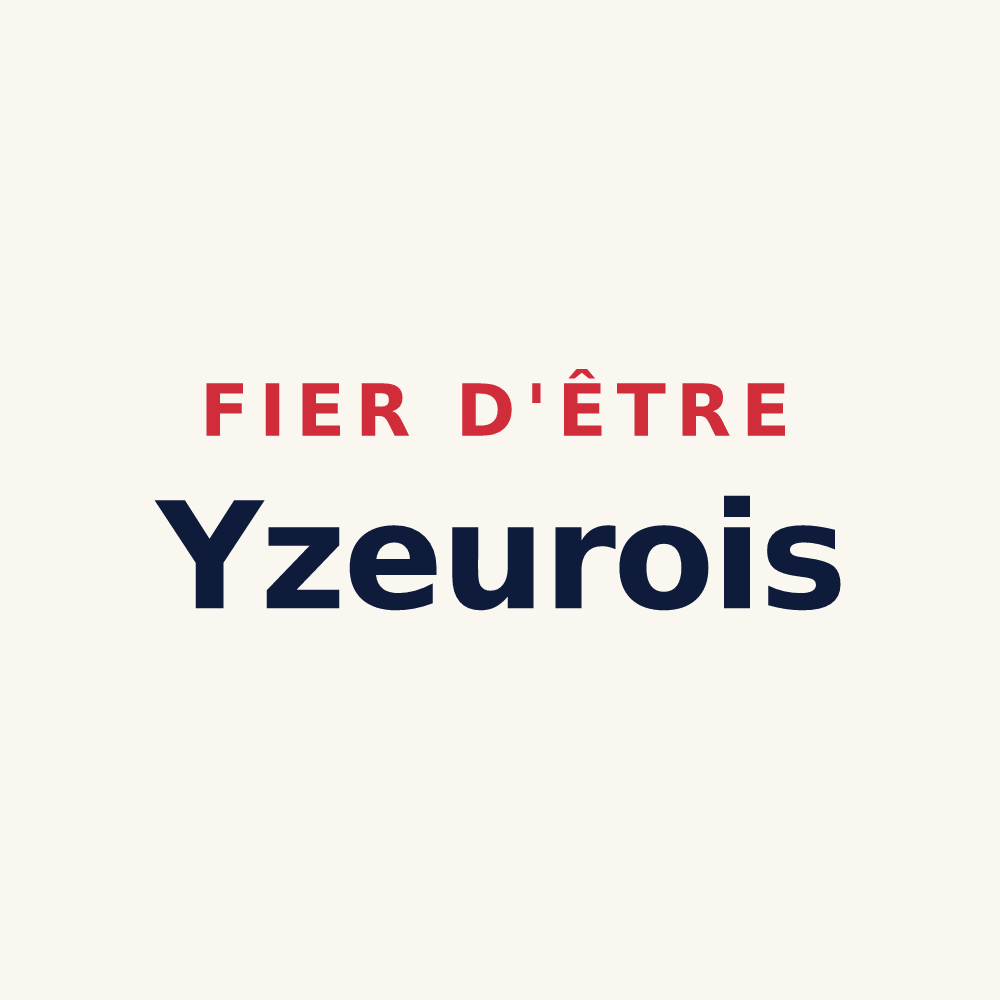 Tasse « Fier d'être Yzeurois » — design pour Yzeures-sur-Creuse