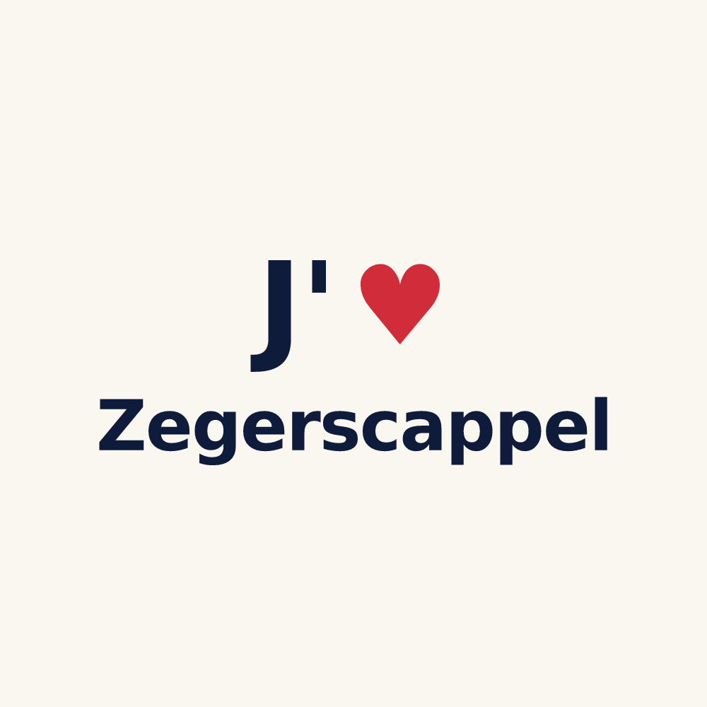 Tasse personnalisée Zegerscappel — design J'aime Zegerscappel
