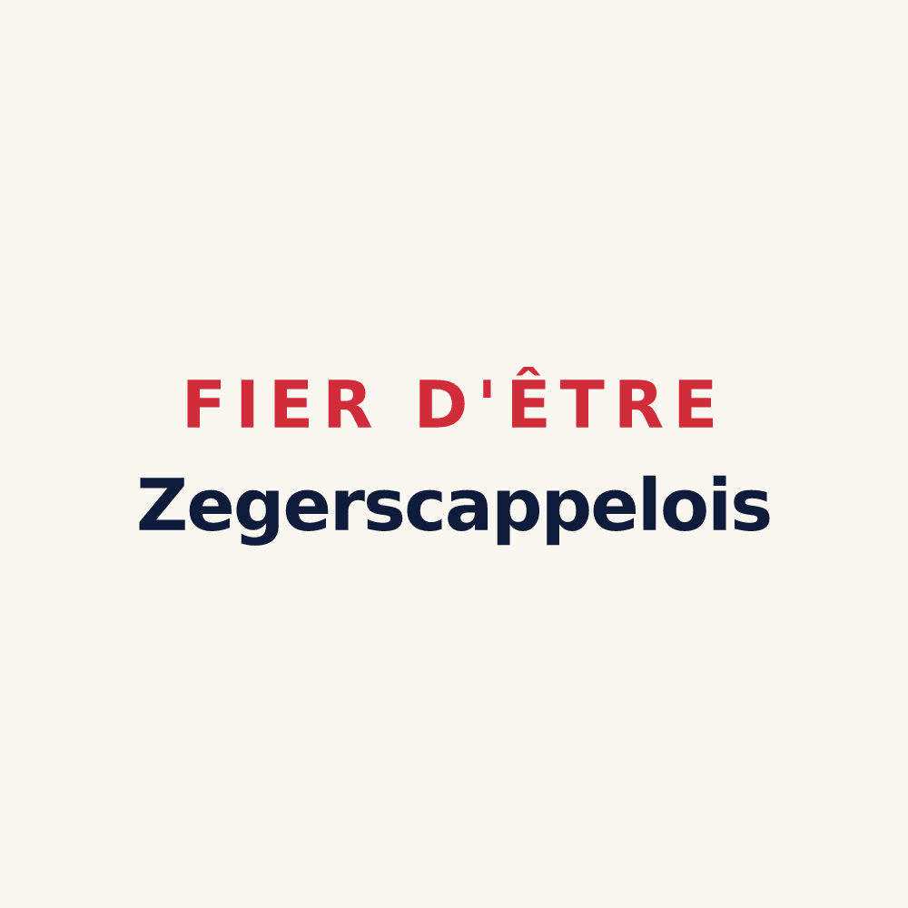 Tasse « Fier d'être Zegerscappelois » — design pour Zegerscappel