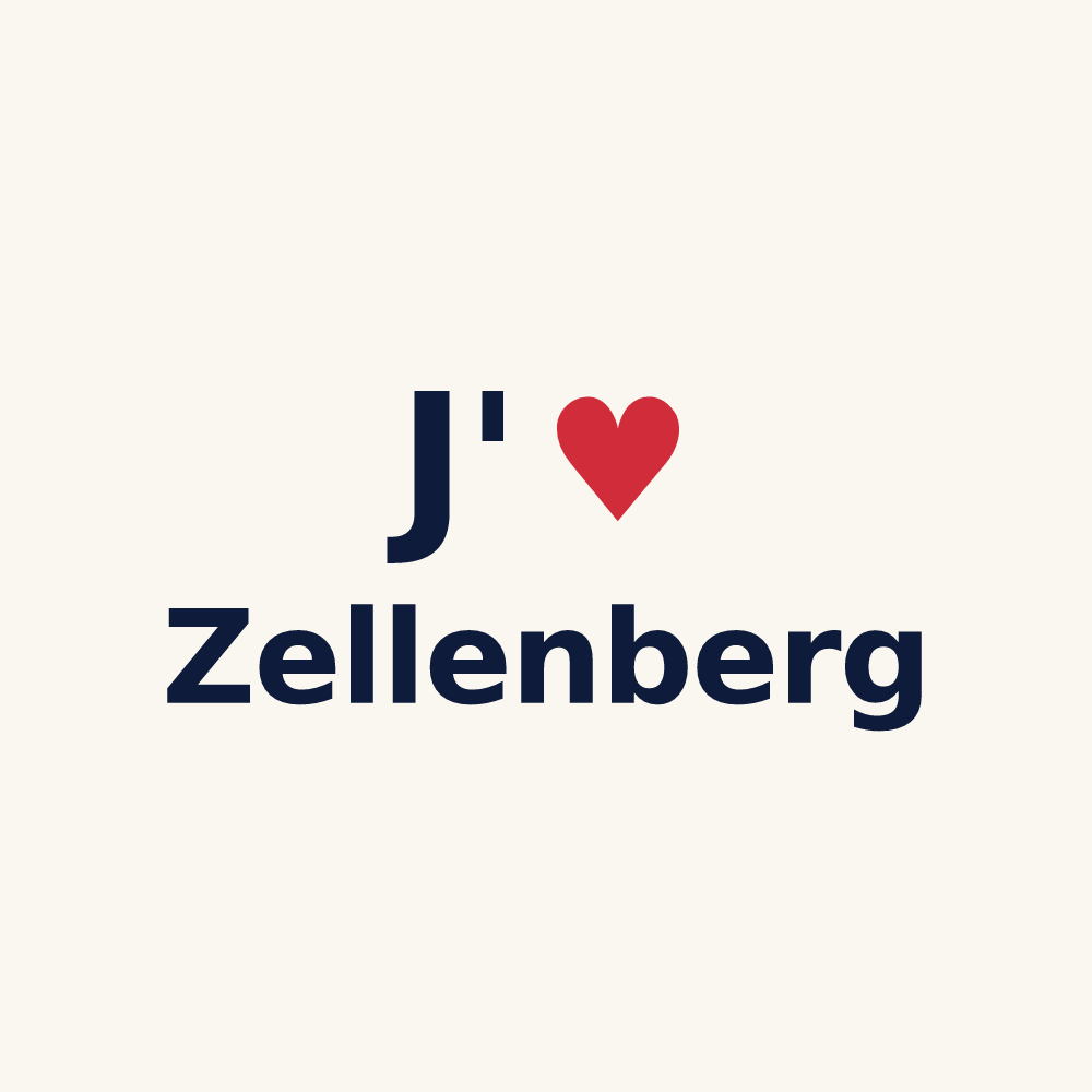 Tasse personnalisée Zellenberg — design J'aime Zellenberg
