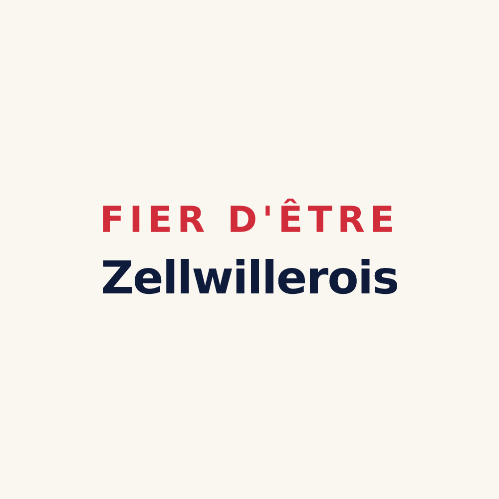 Tasse « Fier d'être Zellwillerois » — design pour Zellwiller