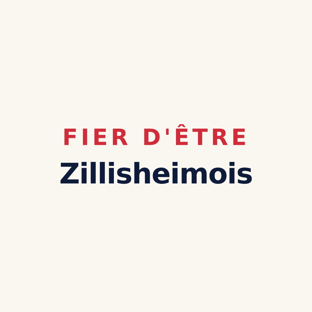 Tasse « Fier d'être Zillisheimois » — design pour Zillisheim