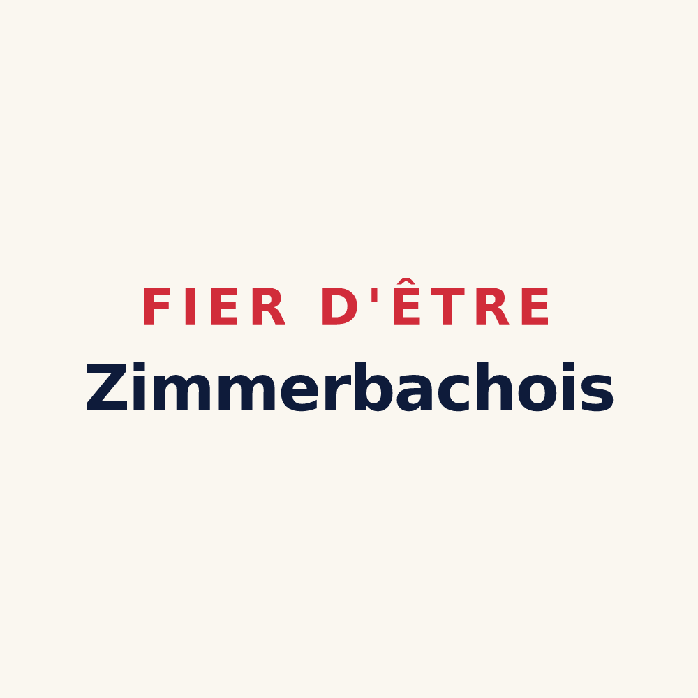 Tasse « Fier d'être Zimmerbachois » — design pour Zimmerbach