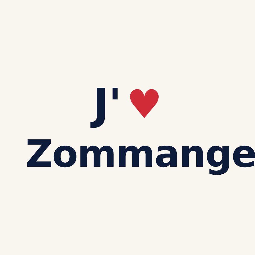 Tasse personnalisée Zommange — design J'aime Zommange