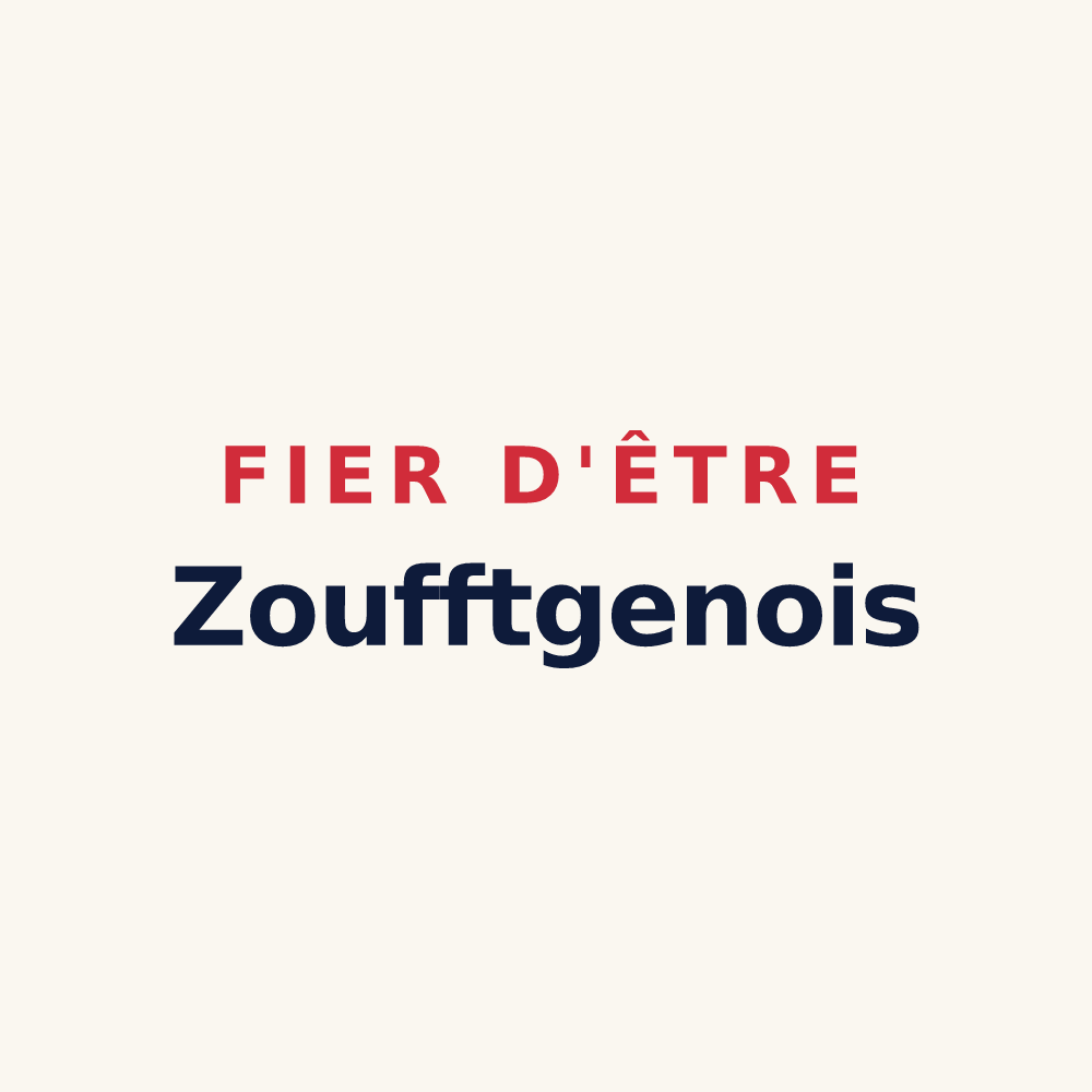 Tasse « Fier d'être Zoufftgenois » — design pour Zoufftgen