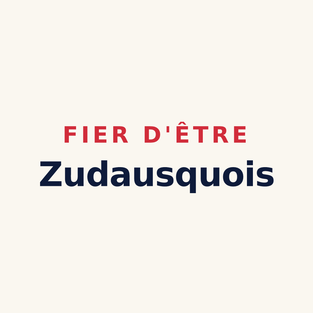 Tasse « Fier d'être Zudausquois » — design pour Zudausques