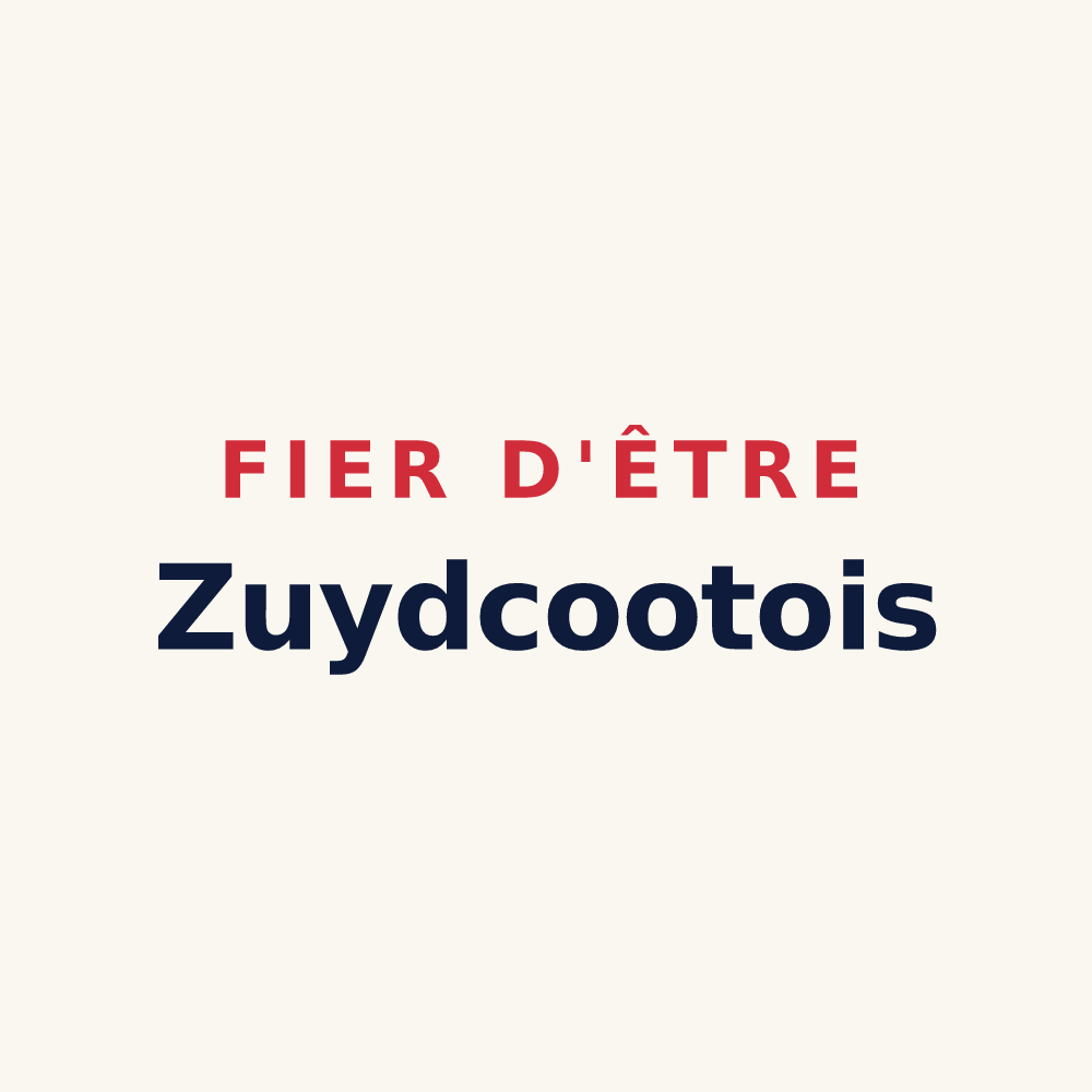 Tasse « Fier d'être Zuydcootois » — design pour Zuydcoote