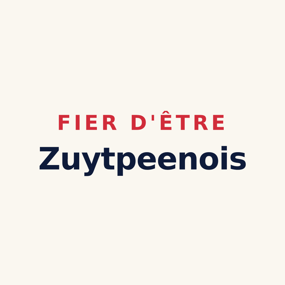 Tasse « Fier d'être Zuytpeenois » — design pour Zuytpeene