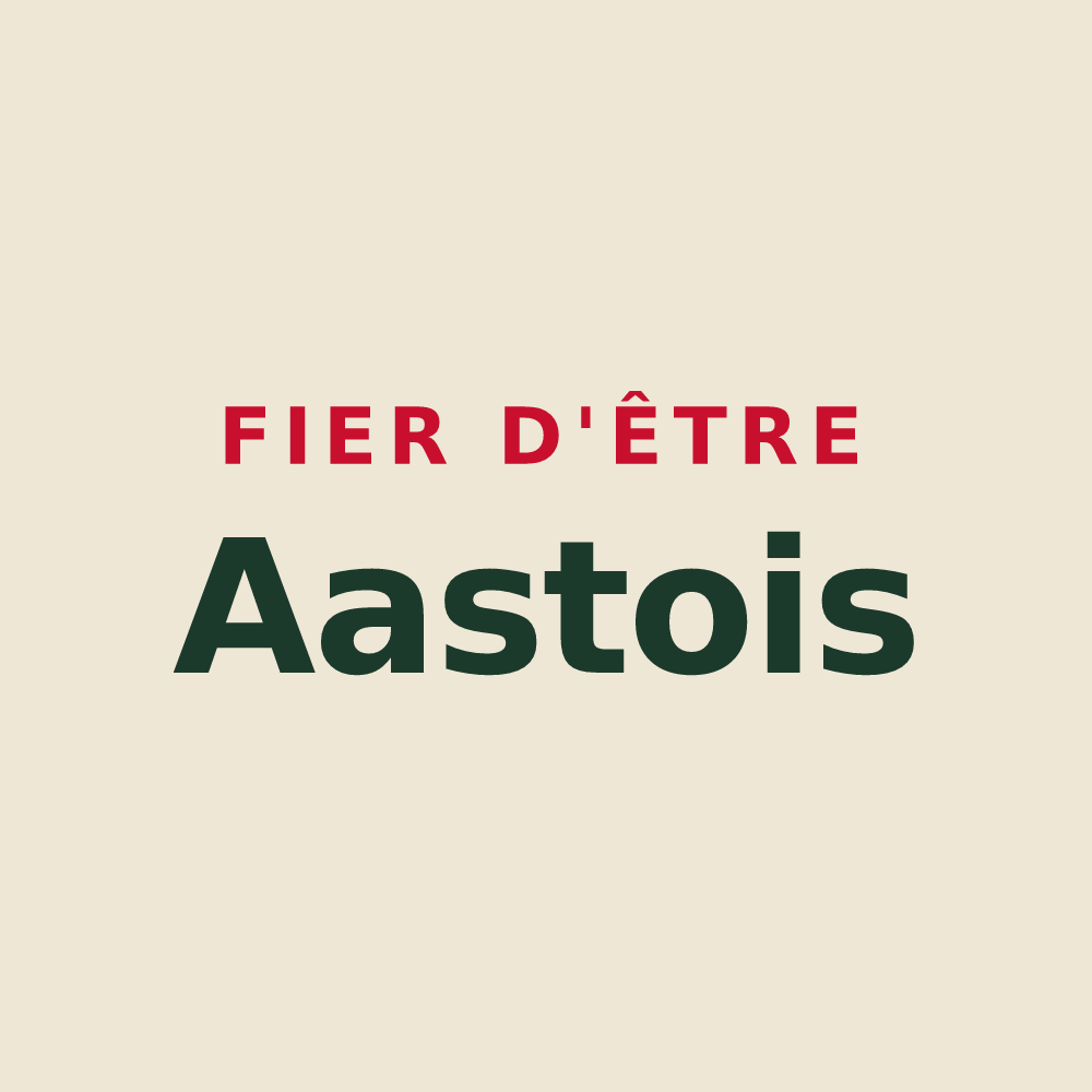 Tote bag « Fier d'être Aastois » — design pour Aast