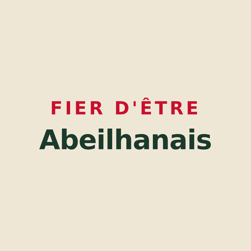 Tote bag « Fier d'être Abeilhanais » — design pour Abeilhan