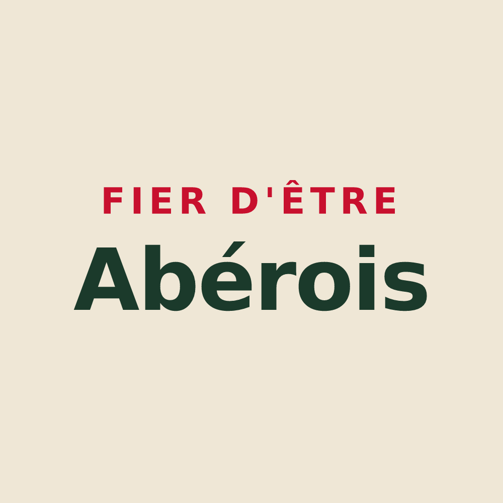 Tote bag « Fier d'être Abérois » — design pour Abère
